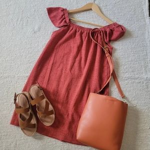 Madewell Off The Shoulder Dress